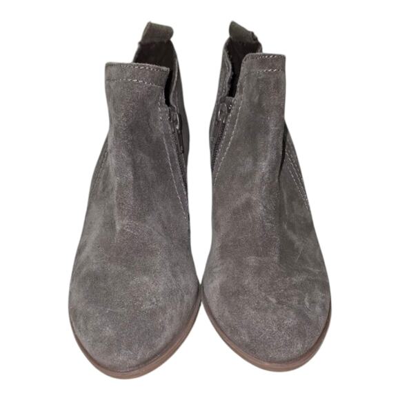 Diba Layla Taupe Tan Suede Booties Size 7 New - Picture 1 of 8